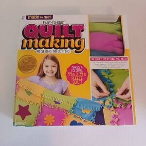 Easy To Knot Quilt Making Kit, Ages 6+, New In Box